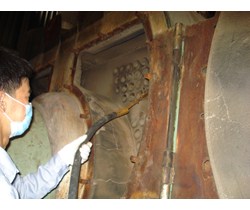 Vệ sinh ống lửa lò hơi